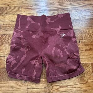 Gymshark Women's Burgundy Adapt Seemless Shorts